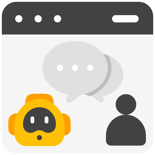 bot conversacional icono gratis