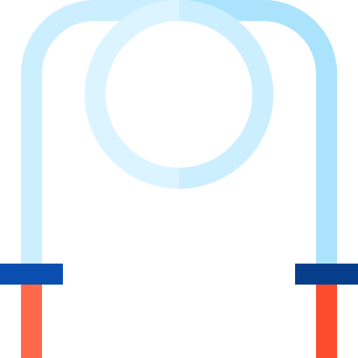 Skipping rope Basic Straight Flat icon