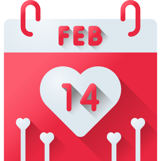 14 de febrero icono gratis