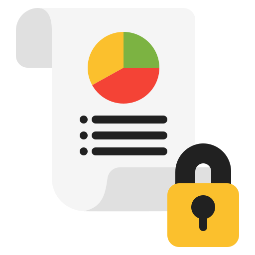 protección de datos icono gratis