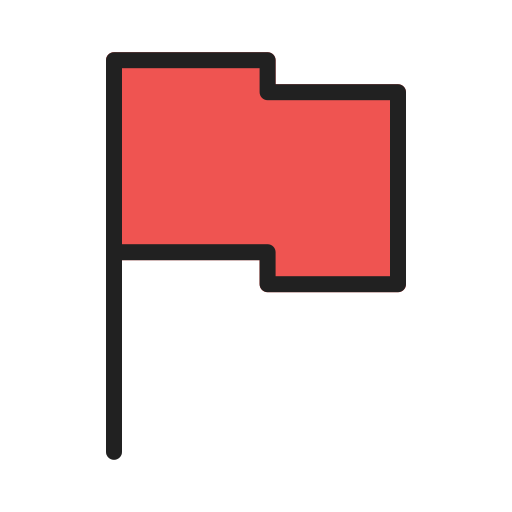 Flag Generic Outline Color Icon