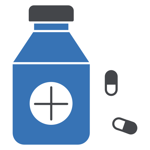 bouteille de pilules Icône gratuit