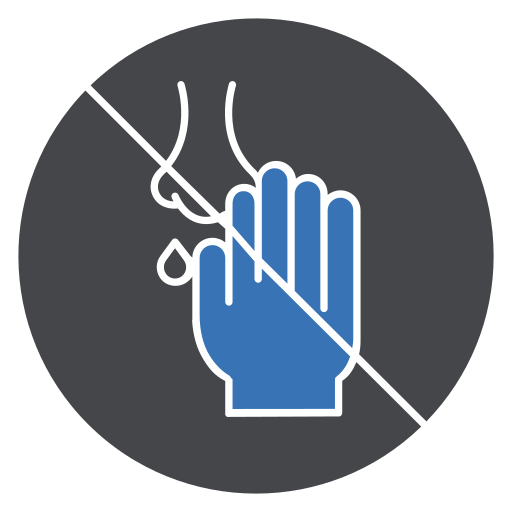 No touch free icon No touch free icon