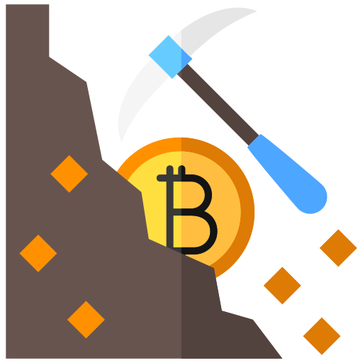 minería bitcoin icono gratis