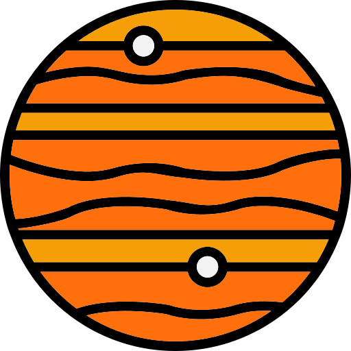 Jupiter Generic Outline Color icon