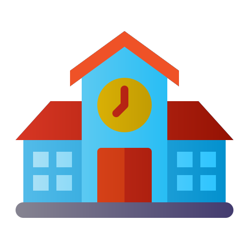 School - Free buildings icons