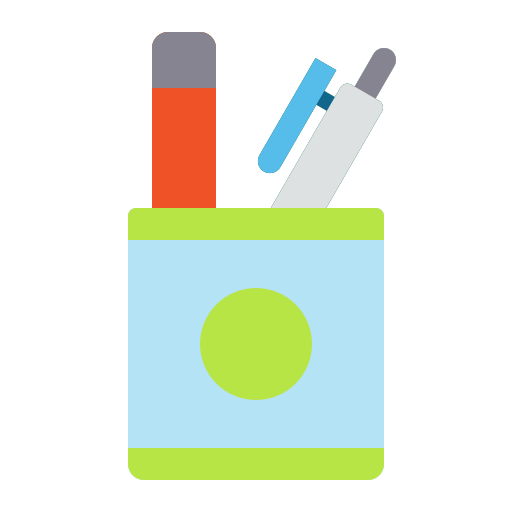 boîte à stylos Icône gratuit