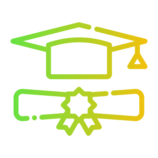 graduación icono gratis