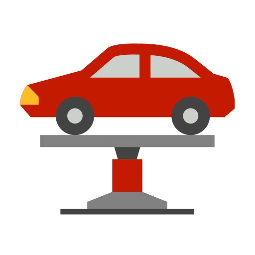 elevador de coches icono gratis