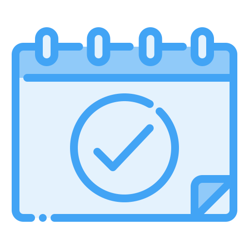 Calendar Generic Blue icon