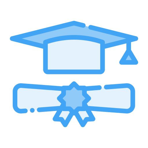 graduación icono gratis