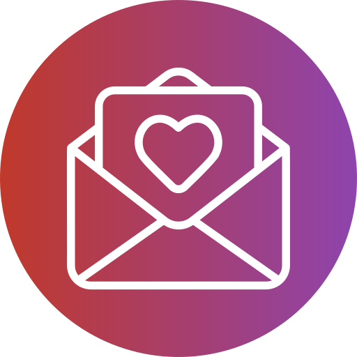 Love letter Generic Flat Gradient icon