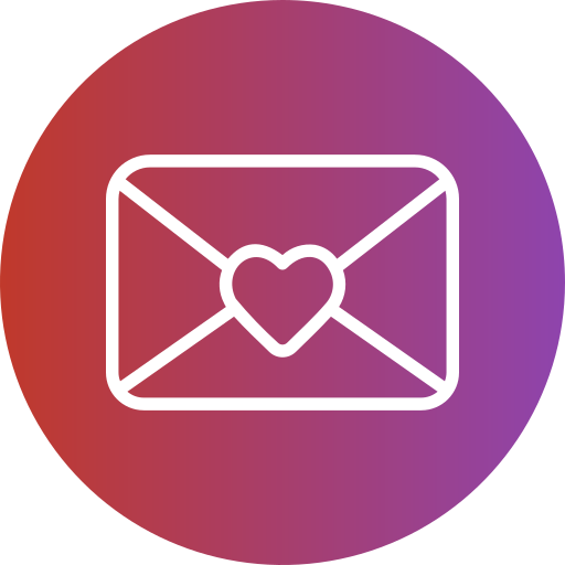 Love Letter Generic Flat Gradient Icon