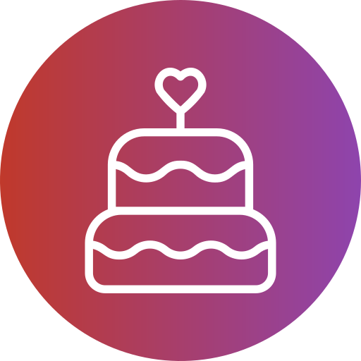 bolo de casamento grátis ícone