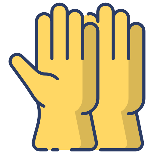 Gloves Generic Outline Color icon