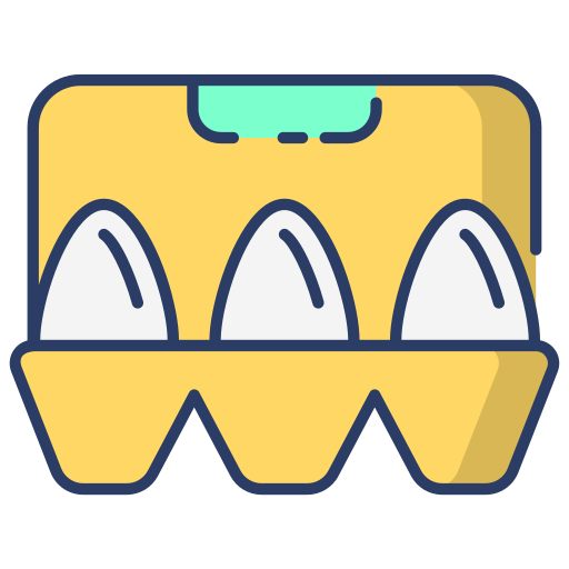 Egg carton free icon Egg carton free icon