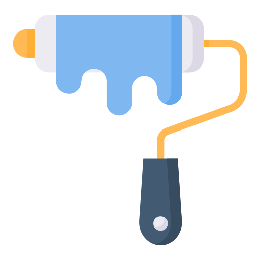 Paint roller free icon