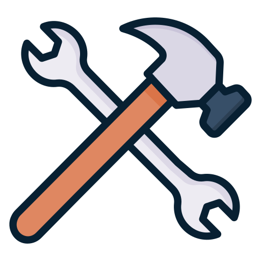 Hammer Generic Outline Color icon