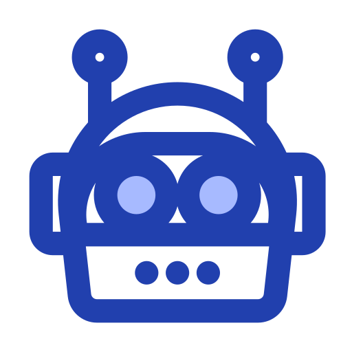 asistente de robot icono gratis