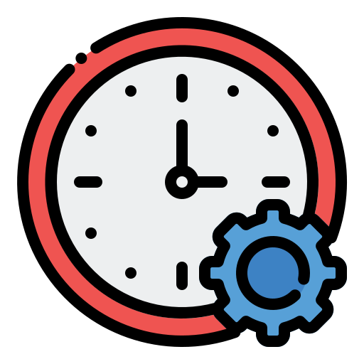 Classic Wall Clock Icon, Clock Face Icon, Symbol For Team Work, Time  Management, Deadline, Transparent Background 25338953 PNG