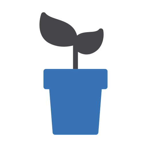 Горшок для растений бесплатно иконка