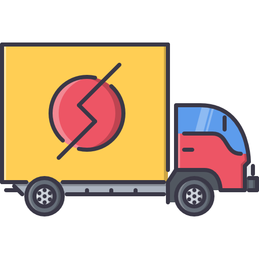 Truck Coloring Color Icon