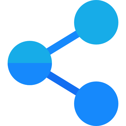 Share Basic Rounded Flat icon