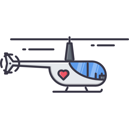 helicóptero icono gratis