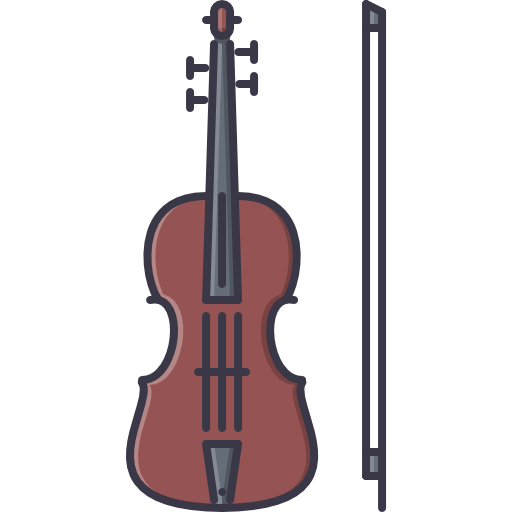 violín icono gratis