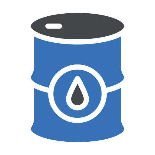 Oil barrel Generic Blue icon