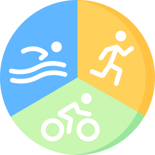 triatlón icono gratis