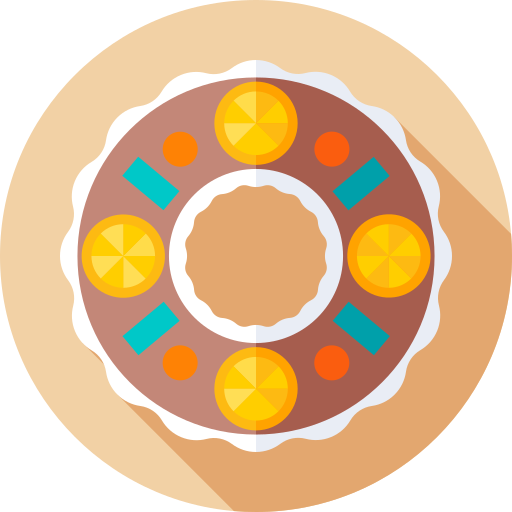 roscón de reyes icono gratis