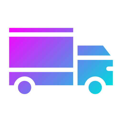 camión de reparto icono gratis