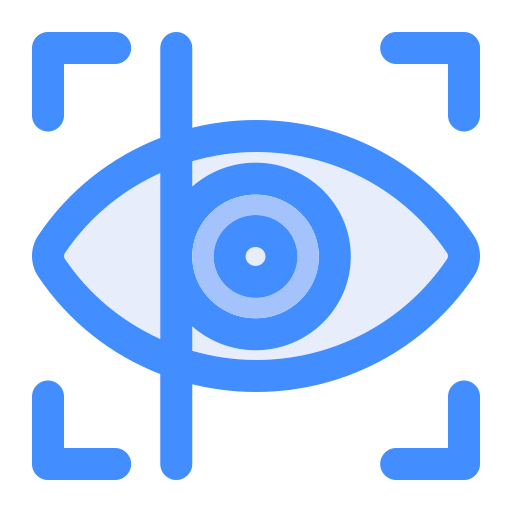 escáner ocular icono gratis