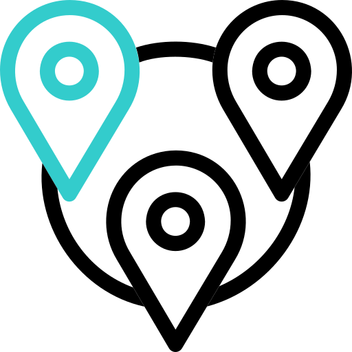 ubicaciones icono gratis