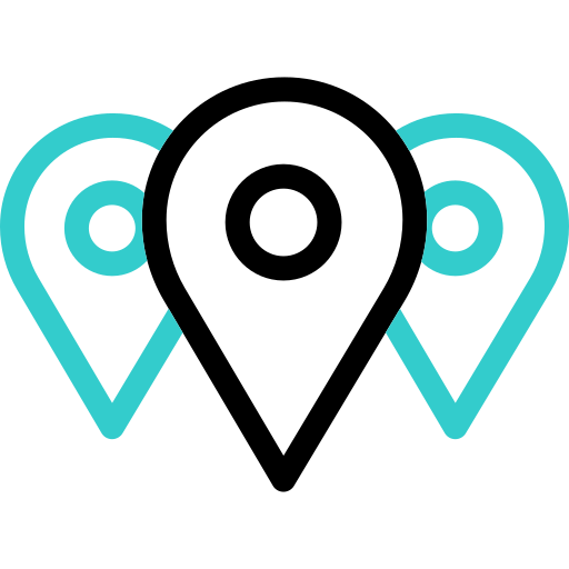 ubicaciones icono gratis