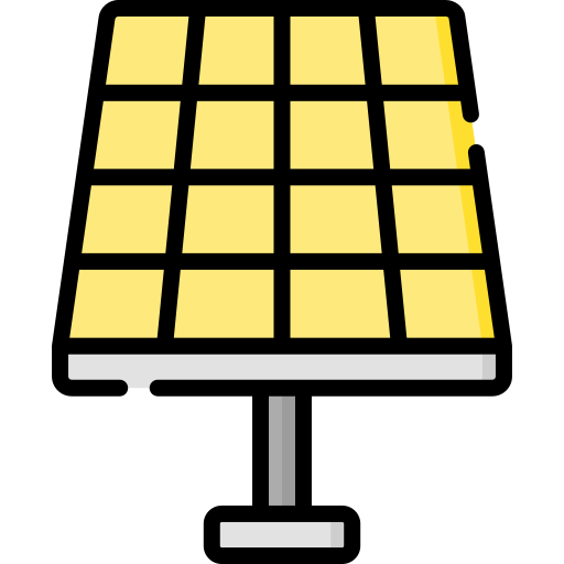 panel solar icono gratis