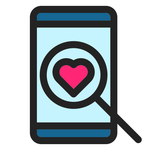 Dating app Generic Outline Color icon