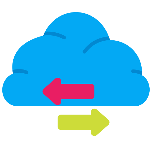 transferencia de datos icono gratis