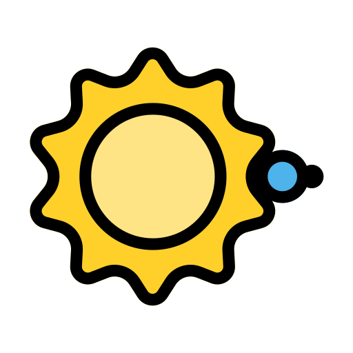 sistema solar icono gratis