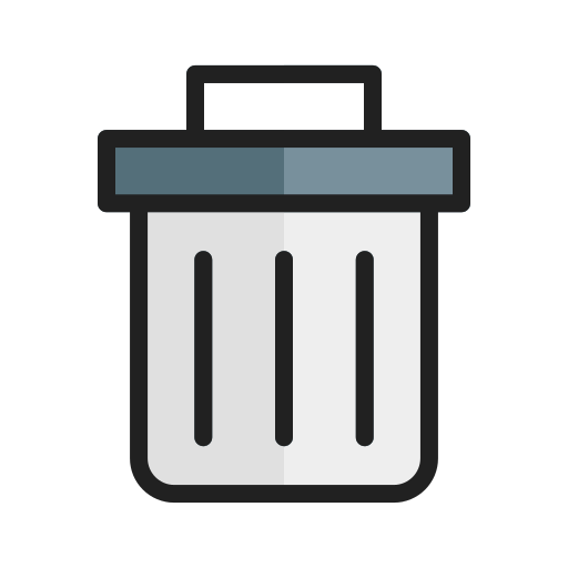 contenedor de basura icono gratis