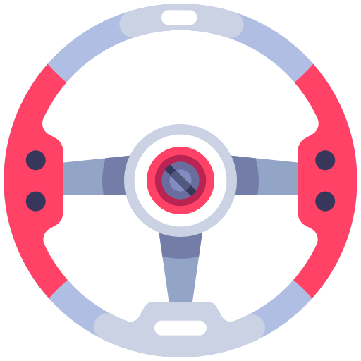 Steering wheel Generic Flat icon