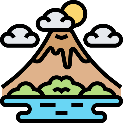 montaña fuji icono gratis