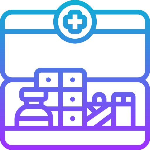 Aid kit free icon