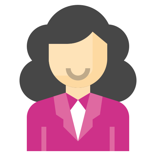 mujer de negocios icono gratis