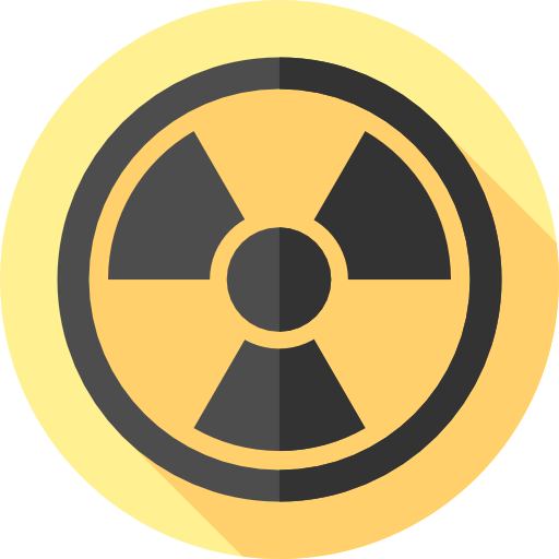 radioactivo icono gratis