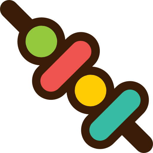 brochette Icône gratuit