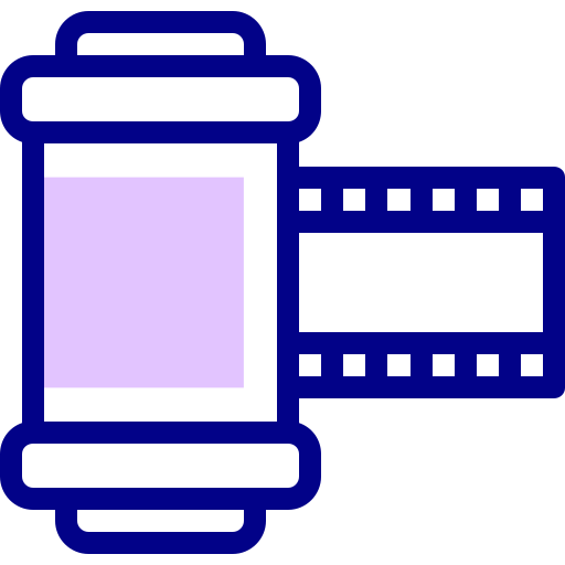Camera roll Detailed Mixed Lineal color icon