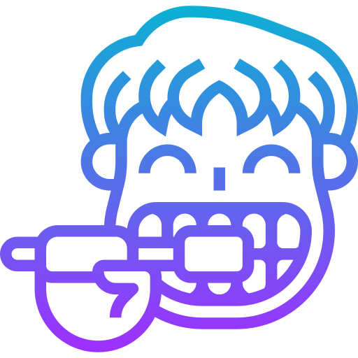 limpieza dental icono gratis