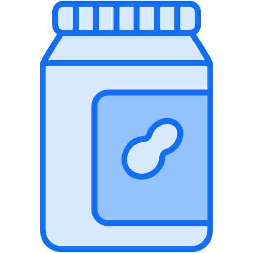 Peanut butter free icon Peanut butter free icon